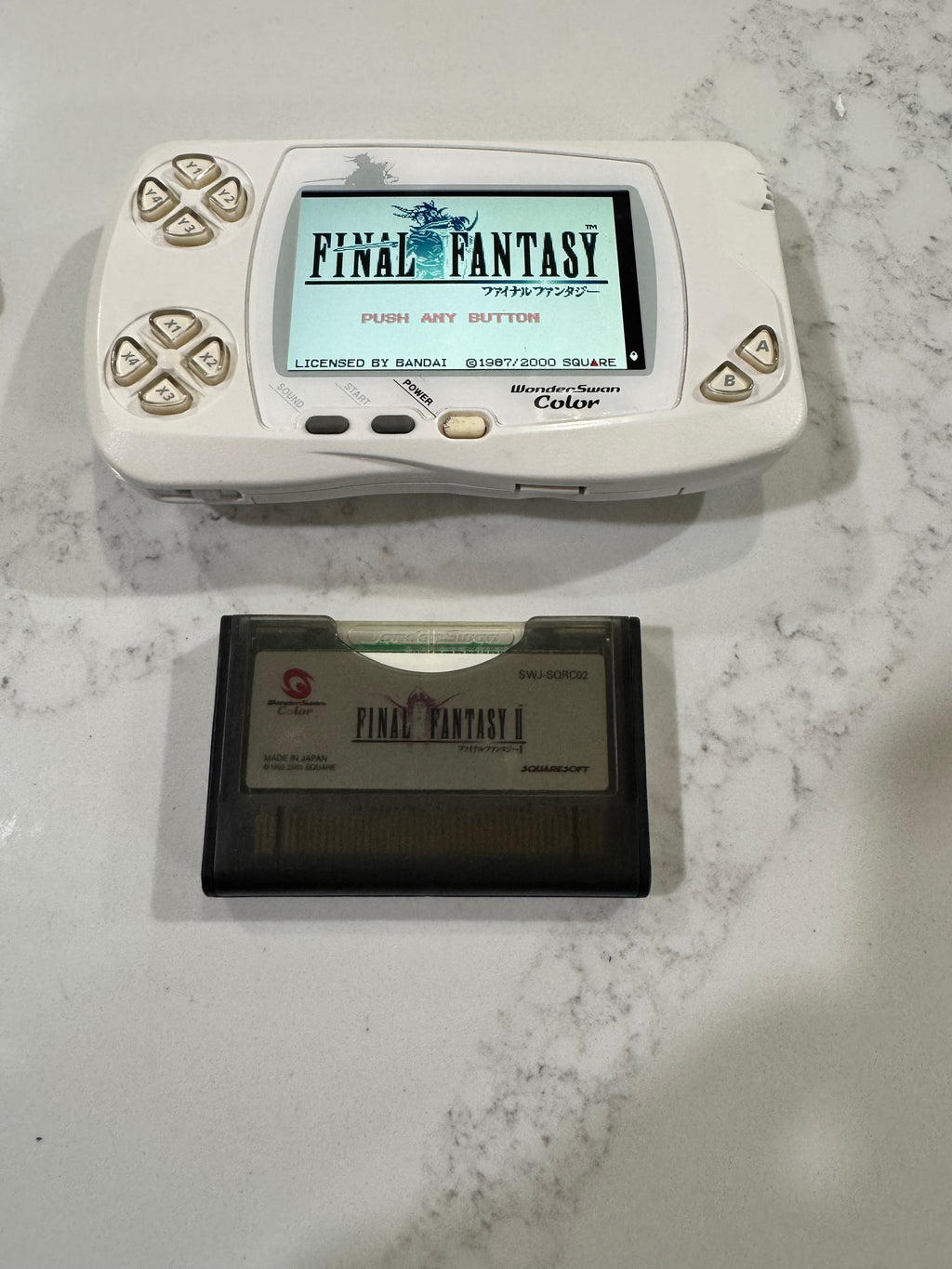 WonderSwan Color Final Fantasy Special Edition with IPS Upgrade