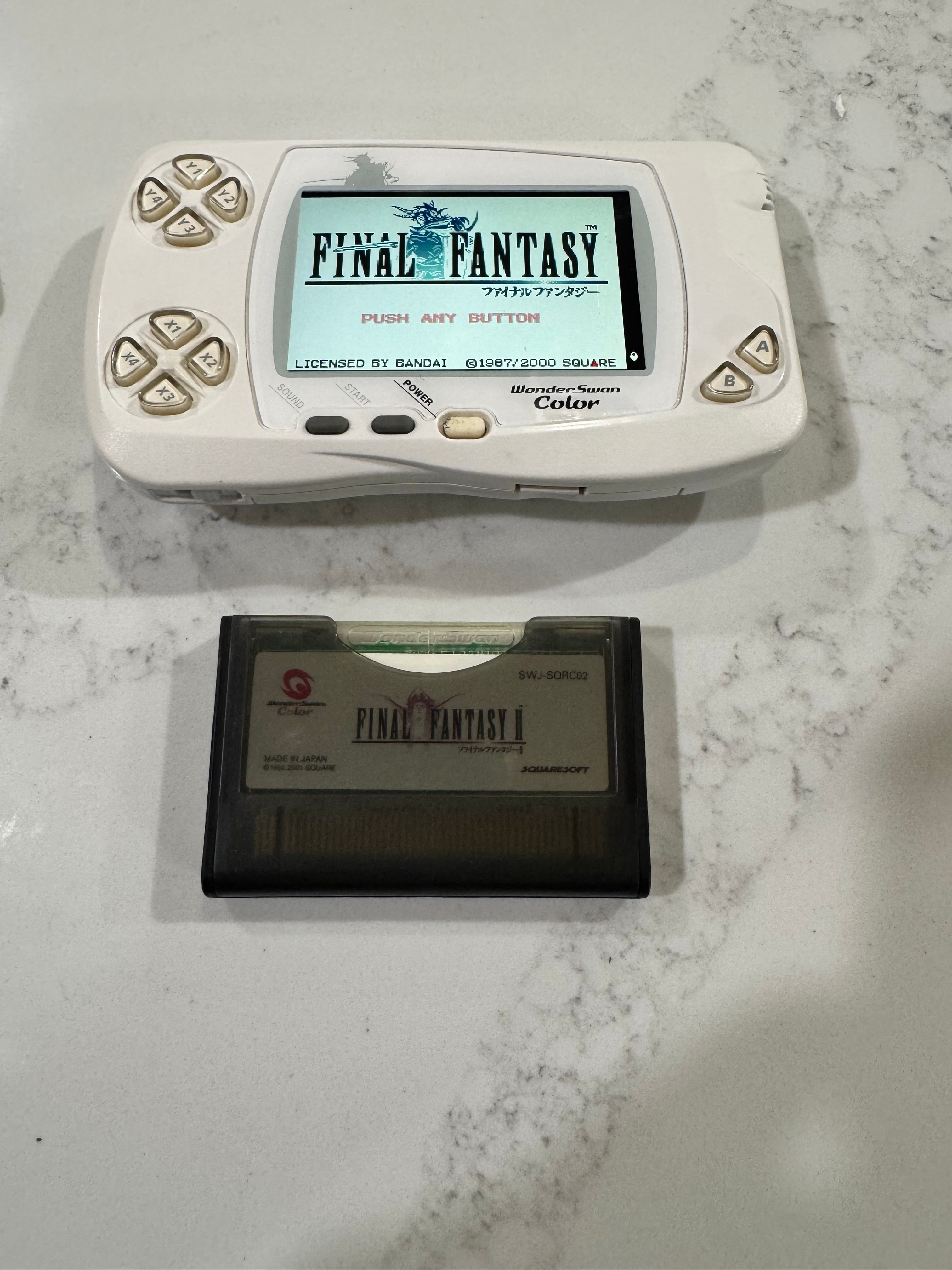 WonderSwan Color Final Fantasy Special Edition with IPS Upgrade
