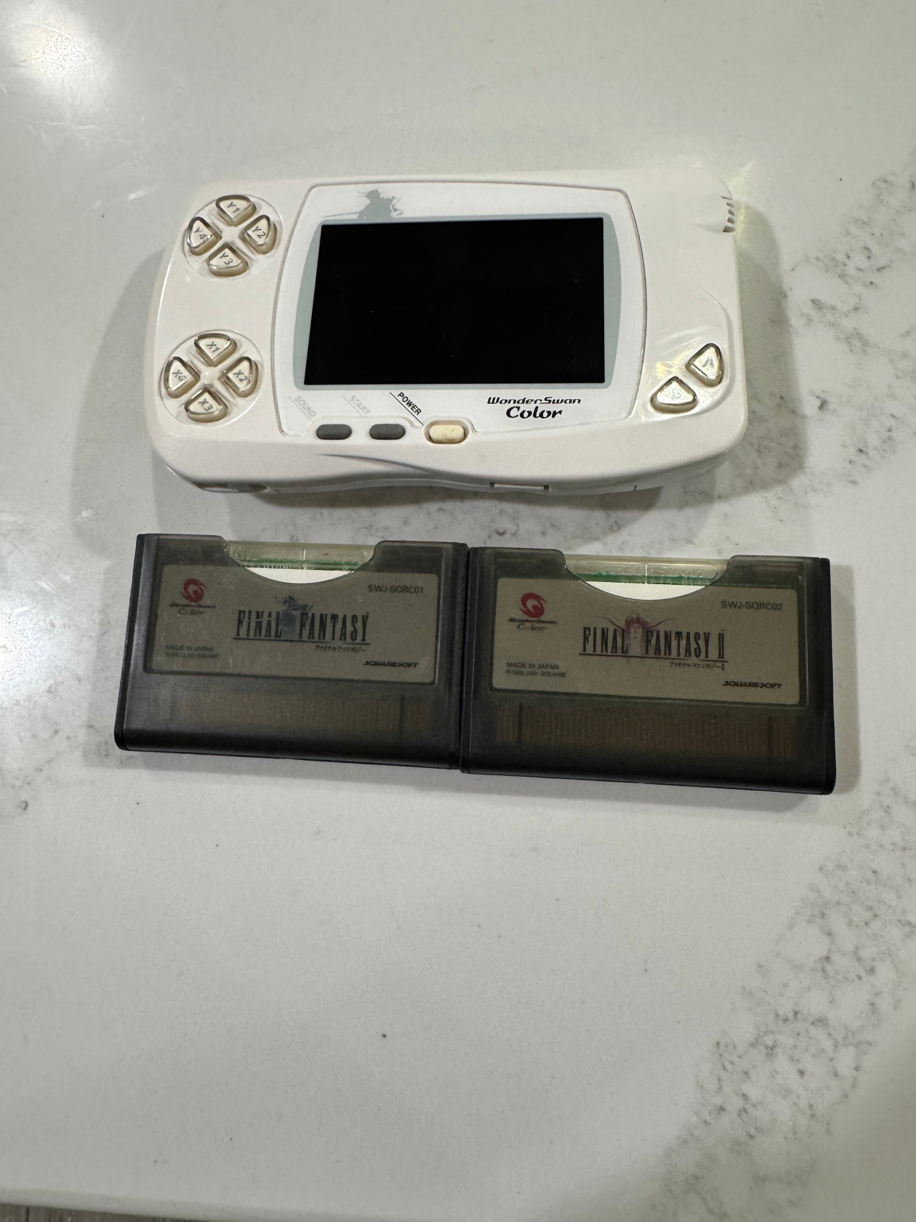 WonderSwan Color Final Fantasy Special Edition with IPS Upgrade