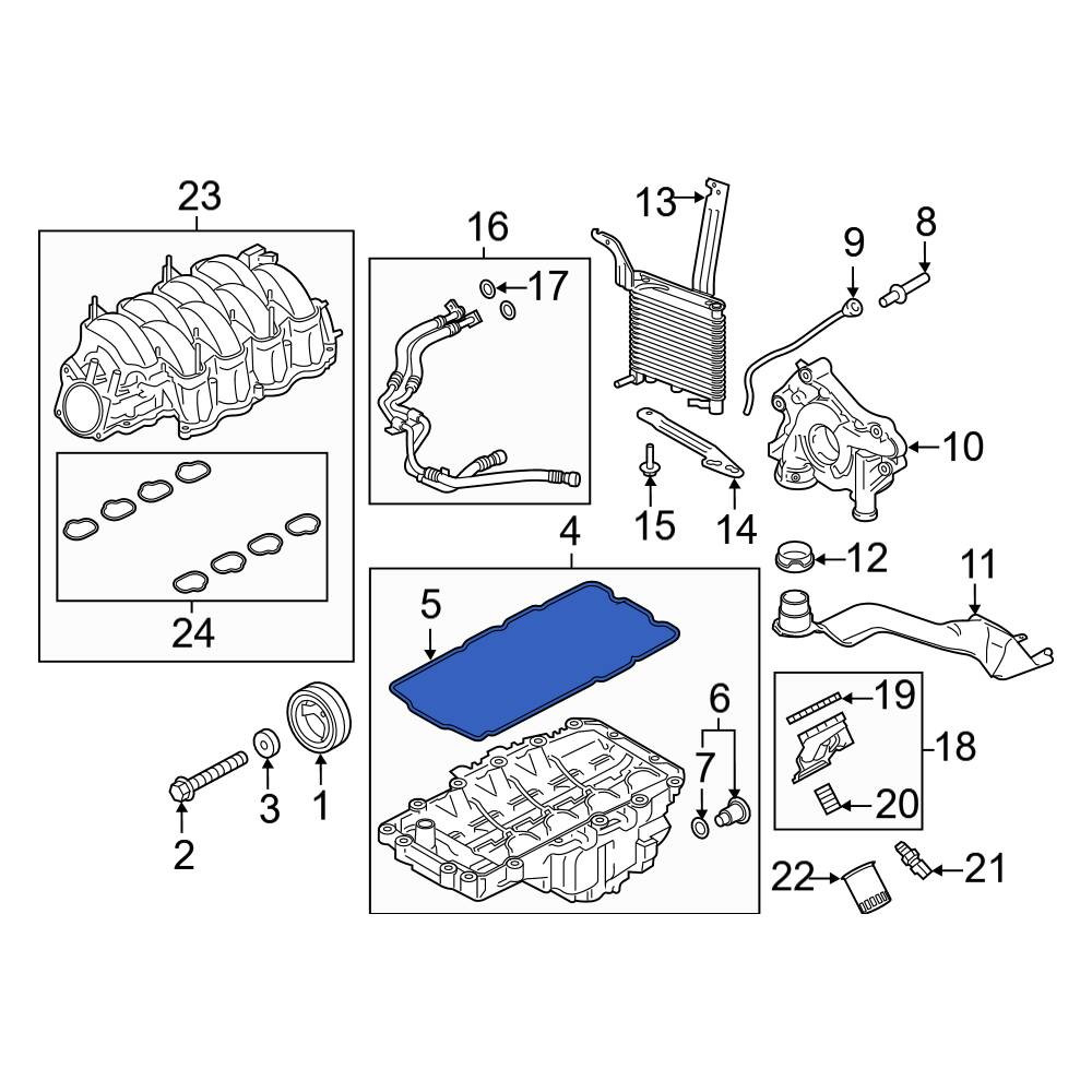 Engine OIL PAN Gasket